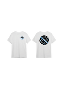 Camiseta Clássica Ciano (Branca)